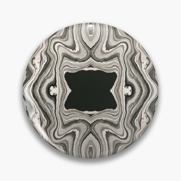 Item preview, Abstract Agate Mirror Pattern | Black Grey Marble Geode Symmetrical  designed and sold by Dino-Lune.