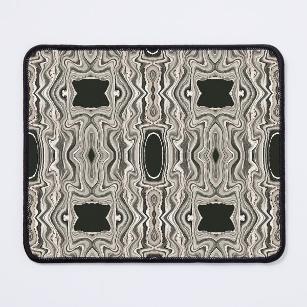 Item preview, Abstract Agate Mirror Pattern | Black Grey Marble Geode Symmetrical designed and sold by Dino-Lune.