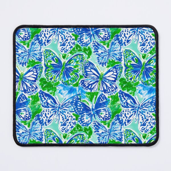 Item preview, Blue & Green Butterfly Pattern | Preppy Colorful Butterfly Design designed and sold by ThePreppyArtist.