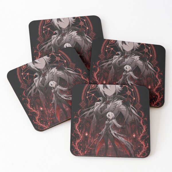 Item preview, Arlecchino Inspired Crimson Harbinger Anime Fantasy Design designed and sold by ijunk.