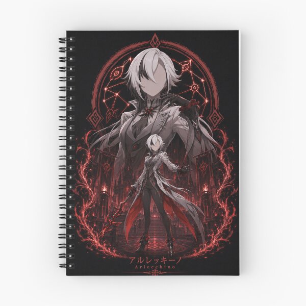 Item preview, Arlecchino Inspired Crimson Harbinger Anime Fantasy Design designed and sold by ijunk.