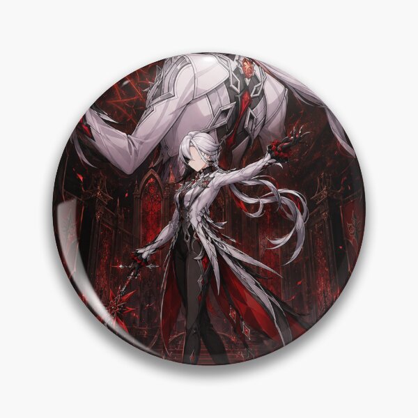 Artikelvorschau, Arlecchino-inspiriertes Anime-Spieldesign mit dunkler Eleganz entworfen und verkauft von ijunk.