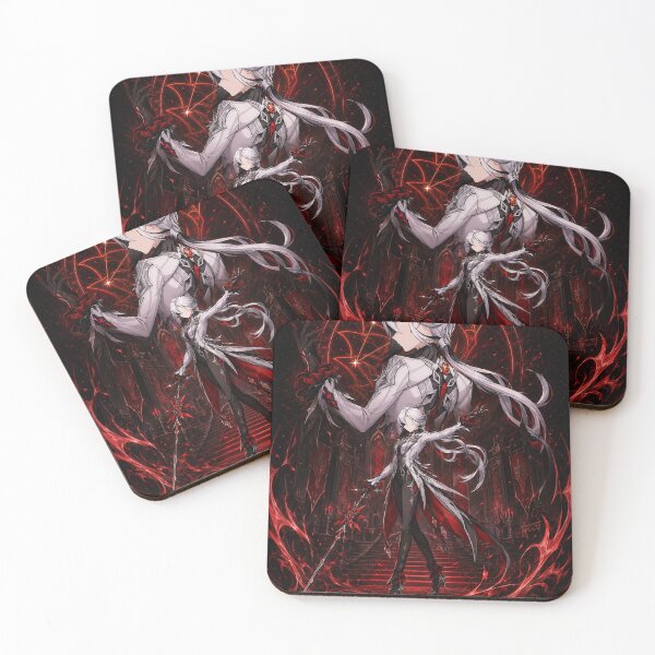 Item preview, Arlecchino Inspired Dark Elegance Anime Game Design designed and sold by ijunk.