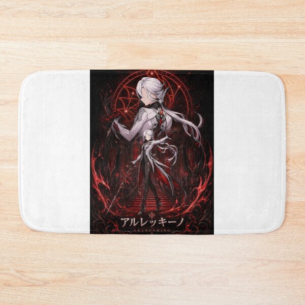 Item preview, Arlecchino Inspired Dark Elegance Anime Game Design designed and sold by ijunk.