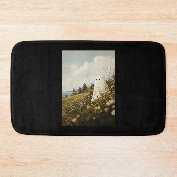 Item preview, Gentle Ghost Wandering Through a Wildflower Hillside Afternoon designed and sold by ferminhays.