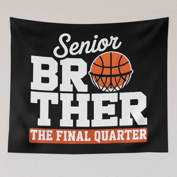 Item preview, Senior Brother The Final Quarter Class of 2026 Basketball Graduation designed and sold by allistermariam.