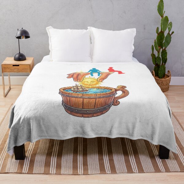 Item preview, Surreal Sea Voyage in Wooden Mug Graphic designed and sold by rich-moda.