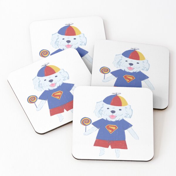 Item preview, Krypto With Lollipop and Propeller Hat Dog Meme designed and sold by brewedinrain.