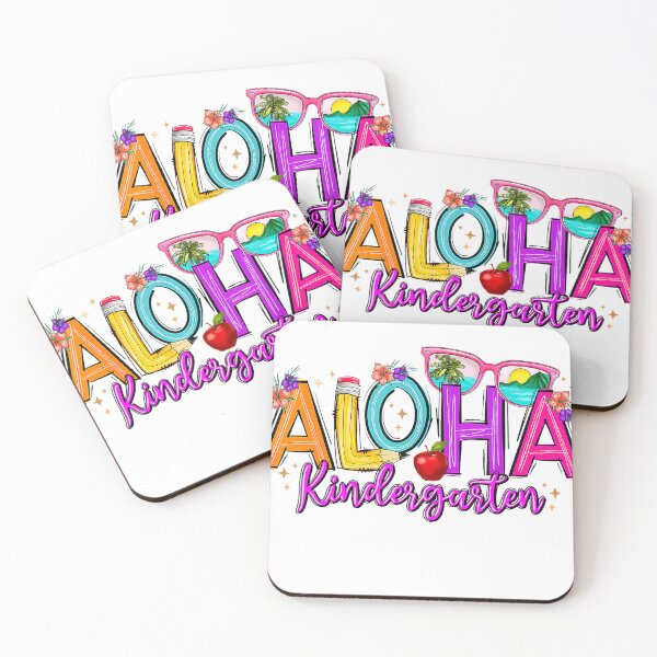 Item preview, Aloha Kindergarten Summer Beach Vacation Teacher School T-Shirt designed and sold by Badriiiii.
