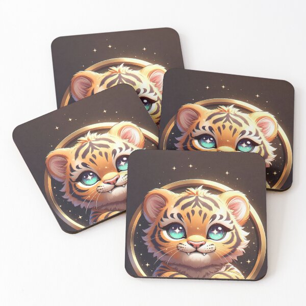 Item preview, NeoTig SparkFang AI – Cyber Tiger Mascot designed and sold by NeoTigLuna.