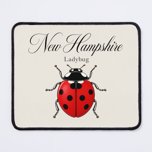 Item preview, New Hampshire Ladybug Retro Poster designed and sold by The-Drip-Studio.