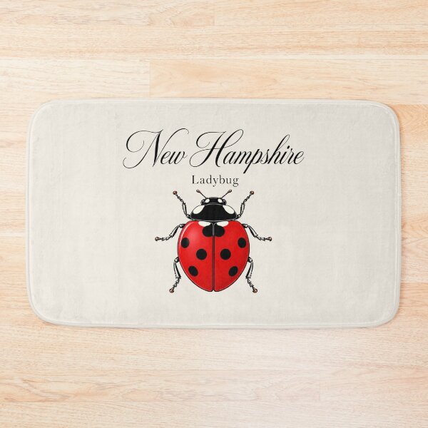 Item preview, New Hampshire Ladybug Retro Poster designed and sold by The-Drip-Studio.
