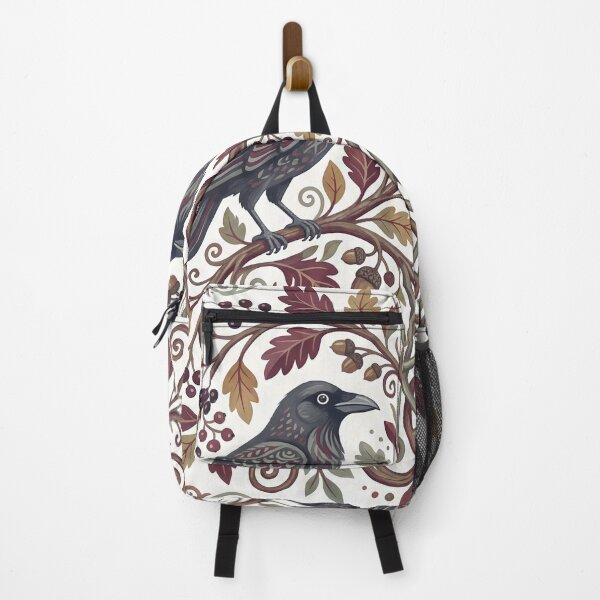 Item preview, Autumn Ravens Among Berry Branches designed and sold by ASTRAL ART LAB.