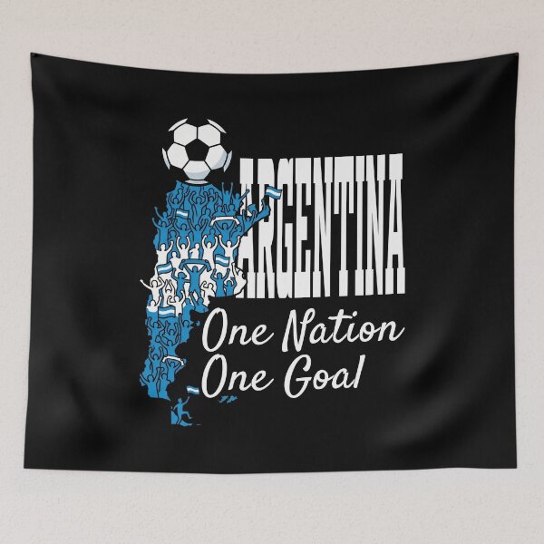 Item preview, ARGENTINA - ONE NATION ONE GOAL - FIFA WORLD CUP designed and sold by KEF Custom.