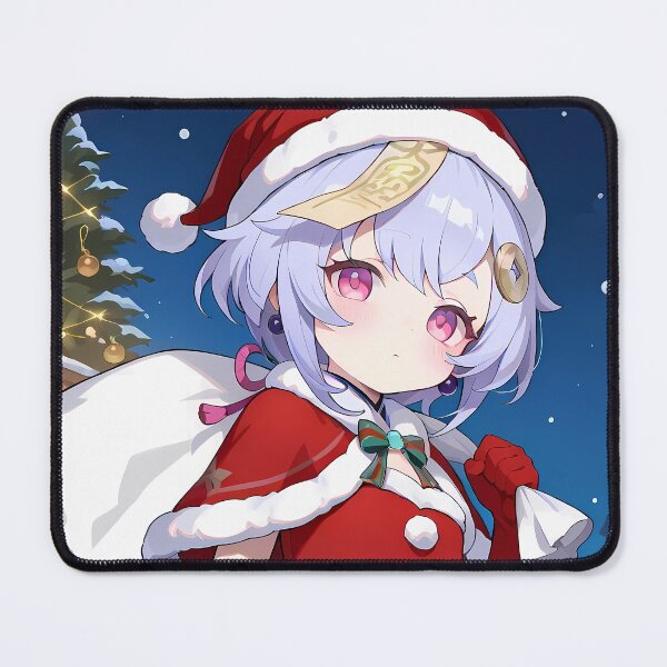 Item preview, Qiqi Genshin Impact Christmas Night Snowy Village Charm designed and sold by SuperTeamCanada.