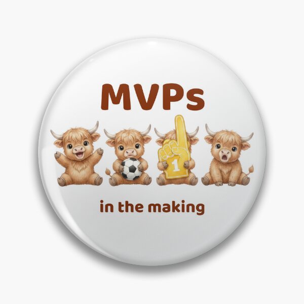 Item preview, MVPs in the Making Highland Cow designed and sold by HumTumMe.
