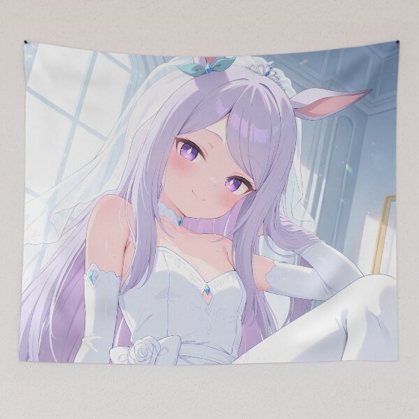 Item preview, Mejiro McQueen Uma Musume Bridal Grace Smile designed and sold by SuperTeamCanada.