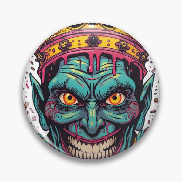 Item preview, Candy King Clown with Crown and Lollipops designed and sold by redblink store.
