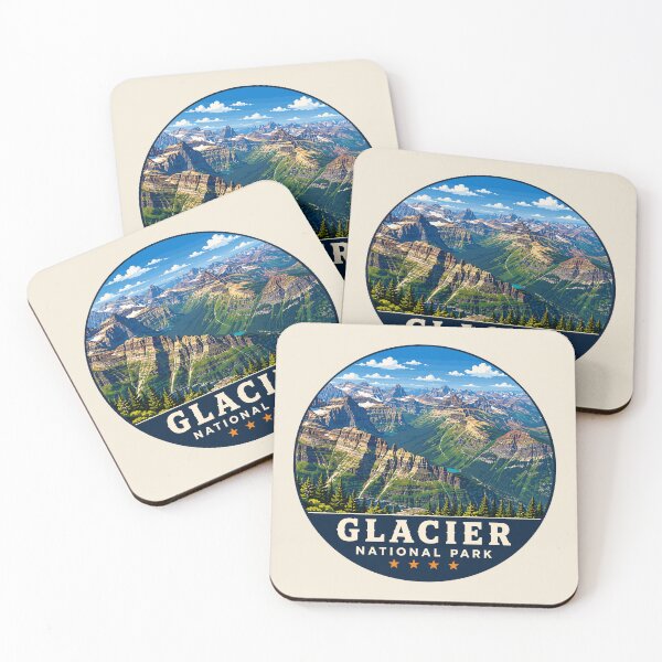 Item preview, Glacier National Park Sticker designed and sold by Gideon Emmerich.