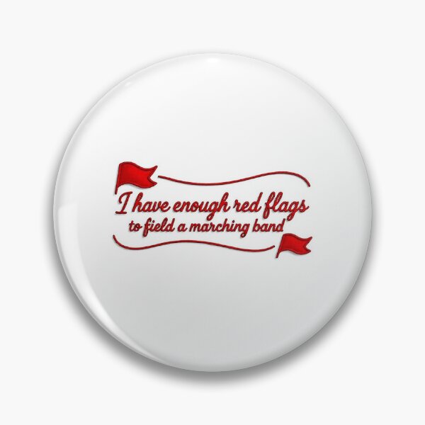 Item preview, Red Flags designed and sold by Lady McG Comedy.