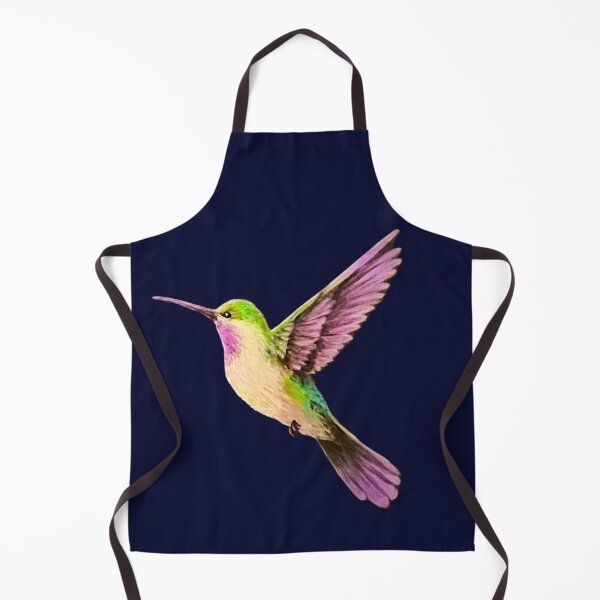 Item preview, Vibrant Pink and Lime Green Hummingbird Acrylic Painting designed and sold by ArtistsAtticWI.