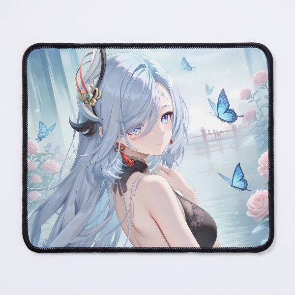 Item preview, Shenhe Genshin Impact Butterfly Garden Dreamscape designed and sold by SuperTeamCanada.