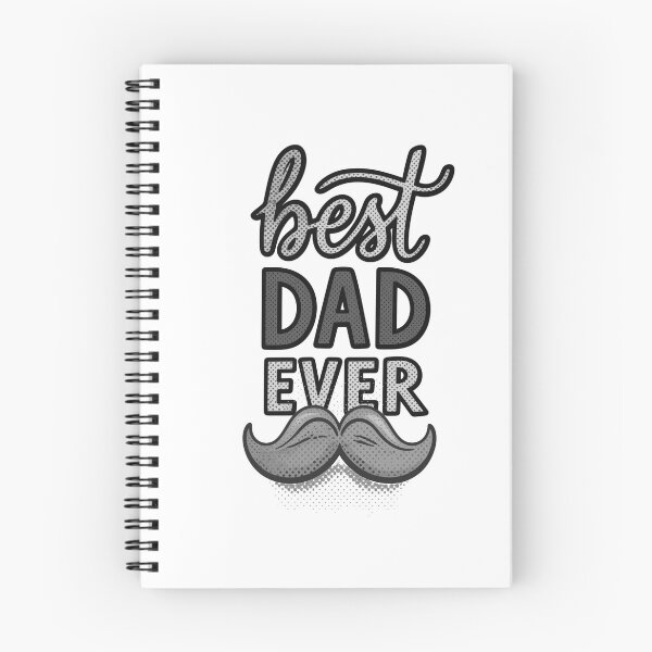 Item preview, Best Dad Ever with Black/White/Gray Mustache II designed and sold by jeweleddesigns.