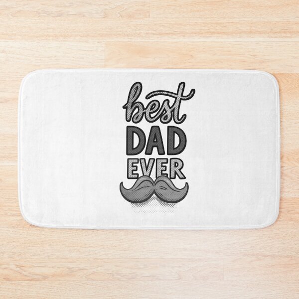 Item preview, Best Dad Ever with Black/White/Gray Mustache II designed and sold by jeweleddesigns.
