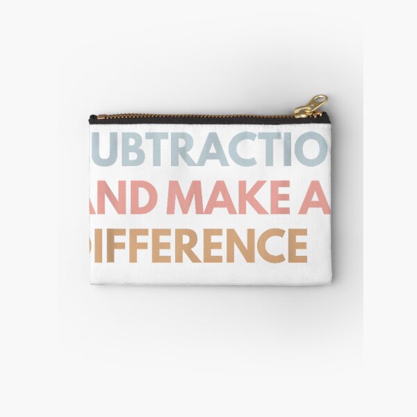Item preview, Be Like Subtraction and Make A Difference Funny Math Teacher T-Shirt designed and sold by SavsMerch.