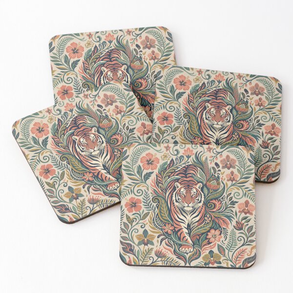 Item preview, Tropical Tiger Bloom designed and sold by ASTRAL ART LAB.