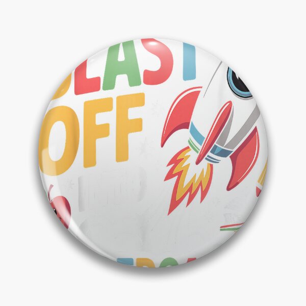 Item preview, Blast Off Into Kindergarten Shirt – Rocket Back to School T-Shirt designed and sold by kevincuellar.