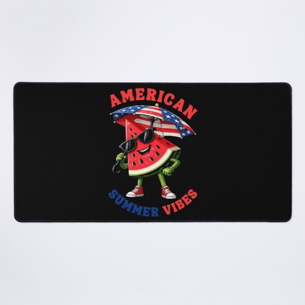 Item preview, American Summer Vibes Retro Beach Style Patriotic Vacation Graphic T-Shirt designed and sold by Teetreasure2.