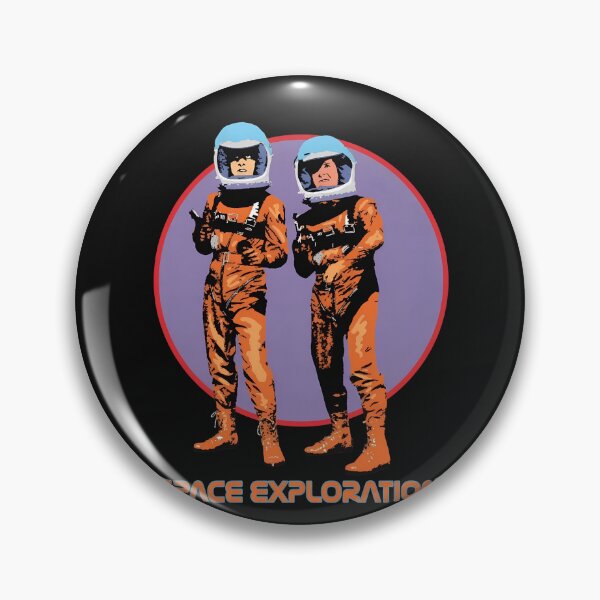 Item preview, Retro Astronaut Duo Orange Suit  designed and sold by FayMassey.