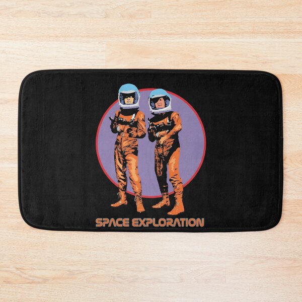 Item preview, Retro Astronaut Duo Orange Suit  designed and sold by FayMassey.