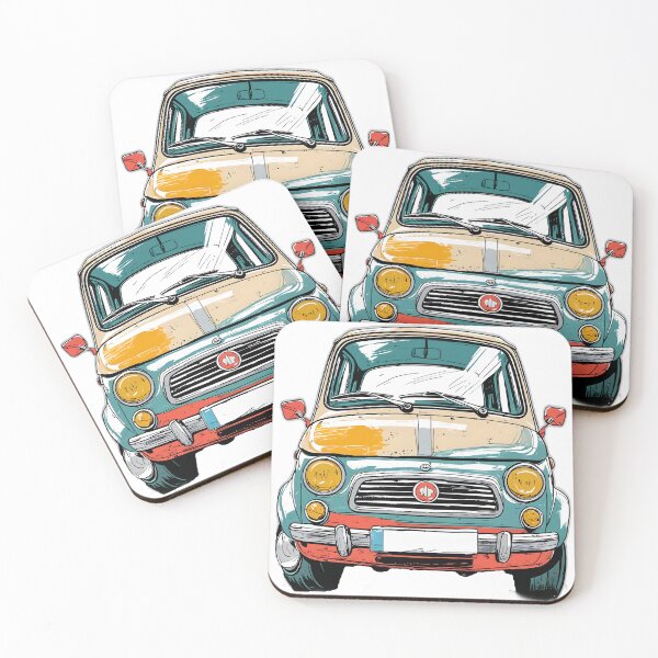 Item preview, Vintage Italian Compact Car - Retro Pop Art Classic Automobile designed and sold by Structure-Blue.