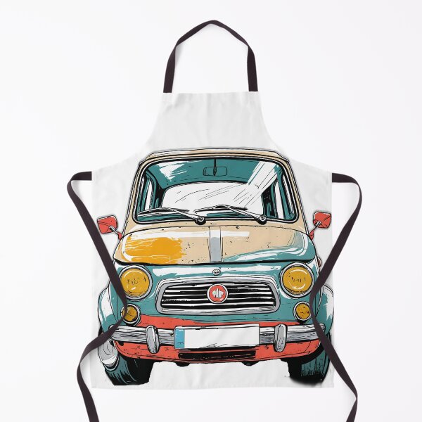 Item preview, Vintage Italian Compact Car - Retro Pop Art Classic Automobile designed and sold by Structure-Blue.