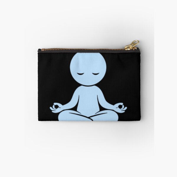 Item preview, Minimal Meditation Figure – Peaceful Yoga and Mindfulness Design designed and sold by BlueHillsJanot.