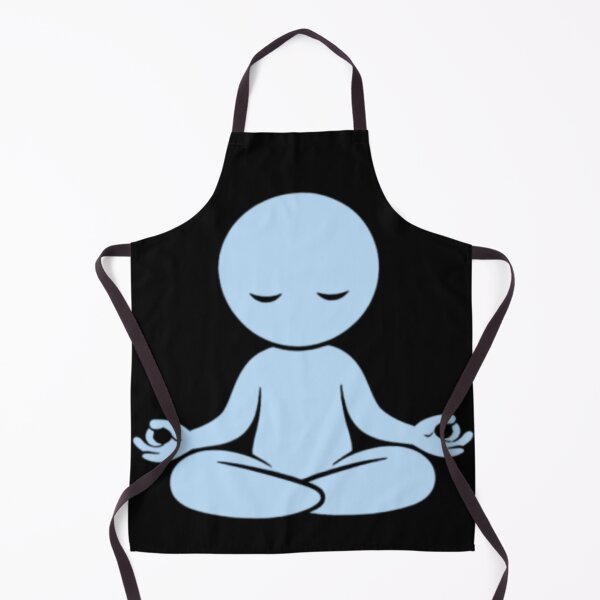 Item preview, Minimal Meditation Figure – Peaceful Yoga and Mindfulness Design designed and sold by BlueHillsJanot.