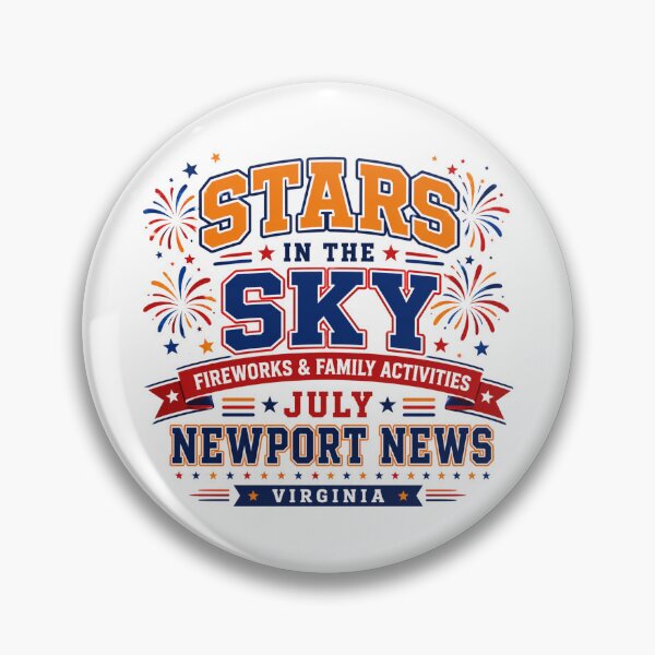 Item preview, Stars In The Sky Fireworks Newport Virginia designed and sold by Combat Skies.