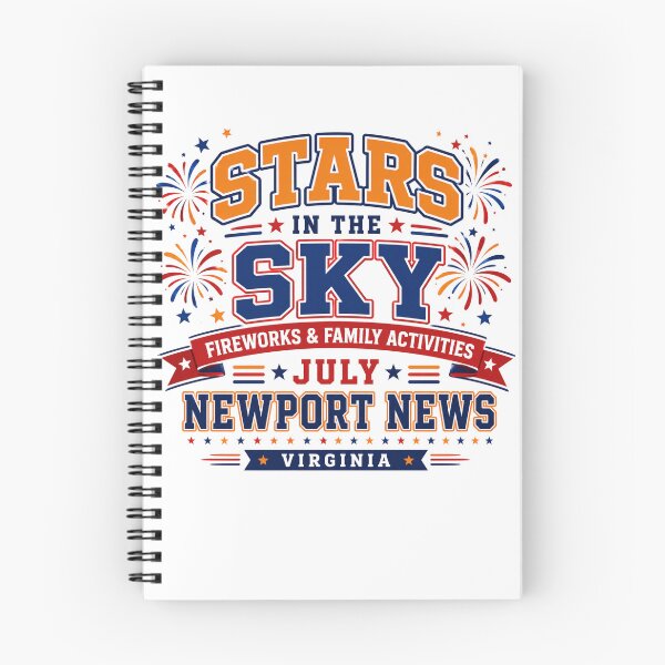 Item preview, Stars In The Sky Fireworks Newport Virginia designed and sold by IRON WINGS /USAF.