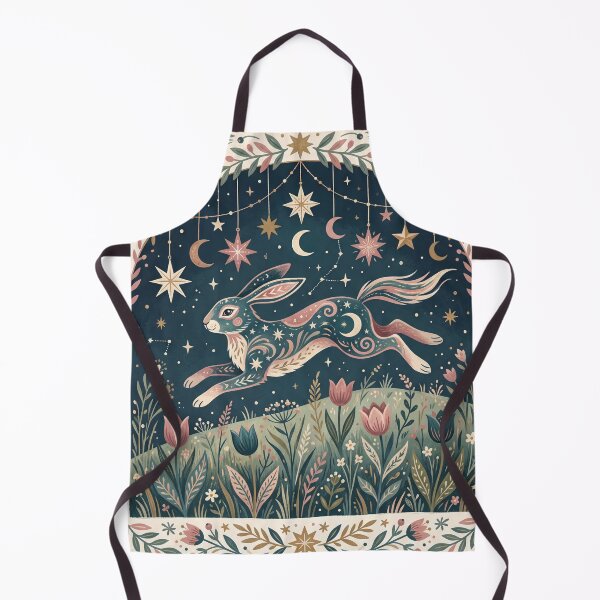 Item preview, Celestial Rabbit Under the Stars designed and sold by ASTRAL ART LAB.