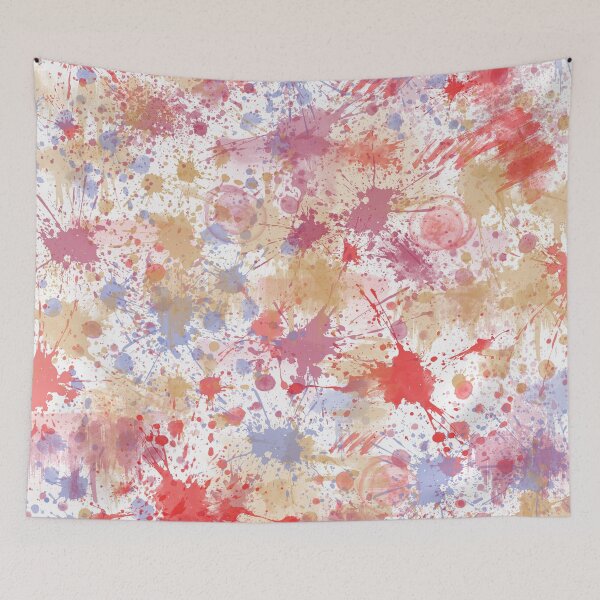 Item preview, Abstract watercolor splatters - colorful hand drawn ink splash  designed and sold by SweetLilith.
