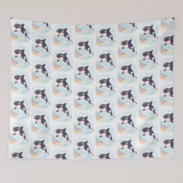 Item preview, Orca / Killer Whale Ocean Watercolour designed and sold by inspired-works.