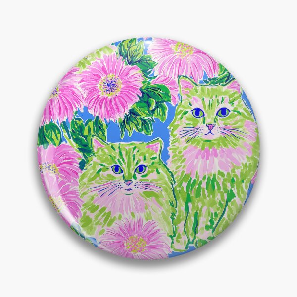 Item preview, Cute Preppy Cat Pattern | Colorful Kitty Design designed and sold by ThePreppyArtist.