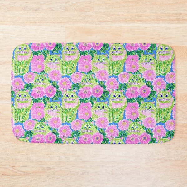 Item preview, Cute Preppy Cat Pattern | Colorful Kitty Design designed and sold by ThePreppyArtist.