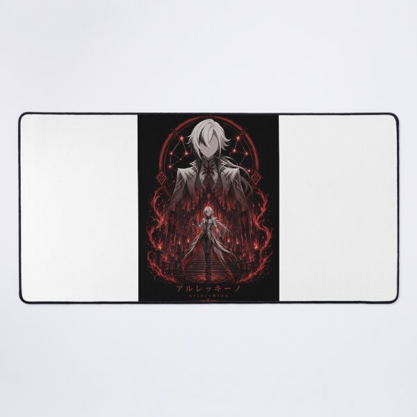 Item preview, Arlecchino Inspired Crimson Flame Anime Fantasy Artwork designed and sold by ijunk.