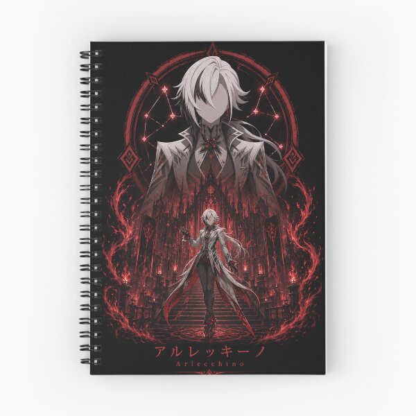 Item preview, Arlecchino Inspired Crimson Flame Anime Fantasy Artwork designed and sold by ijunk.