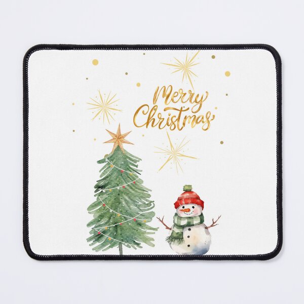 Item preview, Merry Christmas Snowman and Tree designed and sold by TeeGeeTees.