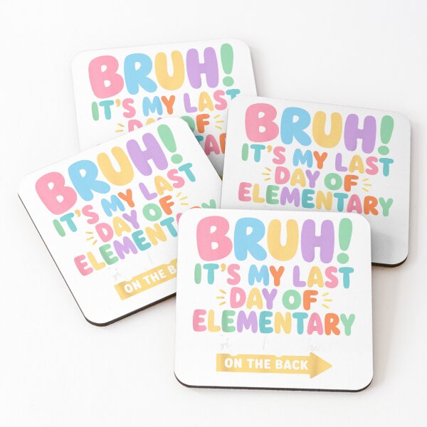 Item preview, Bruh Last Day of Elementary School Sign My Shirt on The Back T-Shirt designed and sold by DArtfulStudio.