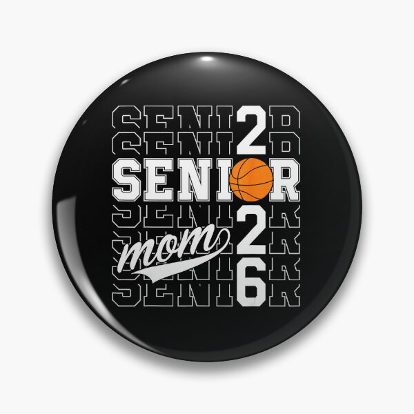 Item preview, Senior Basketball Mom Class of 2026 Bold Sports Graduation Typography designed and sold by allistermariam.